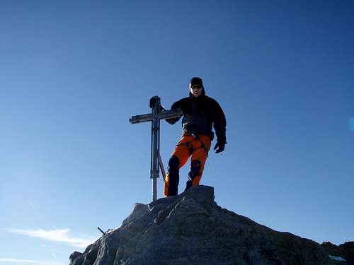 Sebastian on the summit