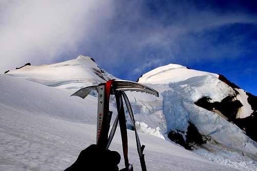 Ice axe on Mt.Baker