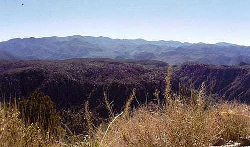 The Chiricahua Range from the...