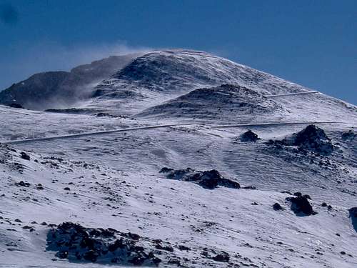 View of the summit