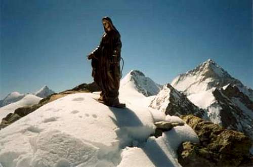 The Madonna on the summit of...