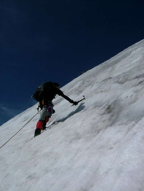 Last pitch on the East Face