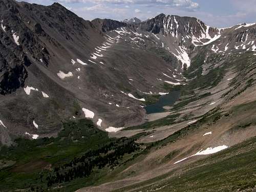 Upper Willis Gulch from the...