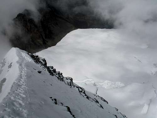  Condoriri, 09/06/2007, summit ridge