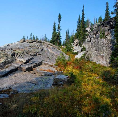 Ridge of Slab Granite