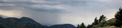 T-storm over Utah Lake
