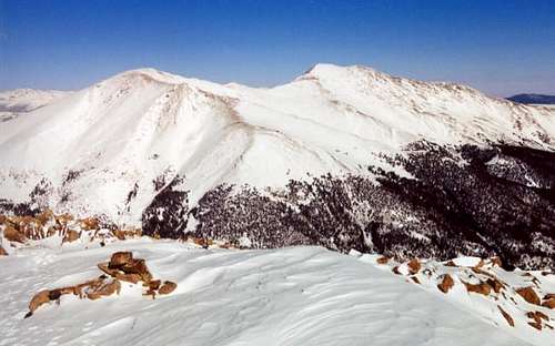 Mount Parnassus and Bard Peak...