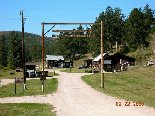 Scout Camp near Bear Mountain Trailhead