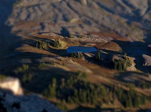 Pass Lake in Miniature: Tilt-Shift