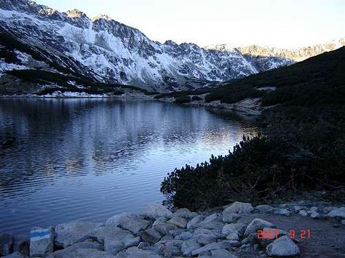 Early morning in 5 Lakes Valley-High Tatra