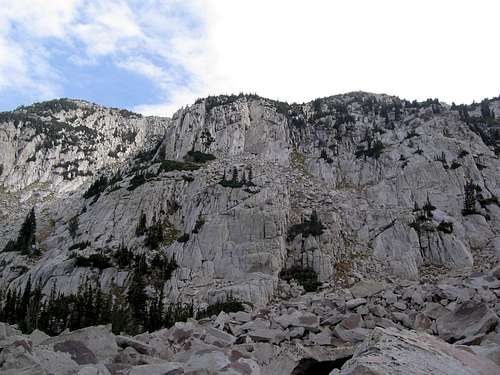west face of North Thunder