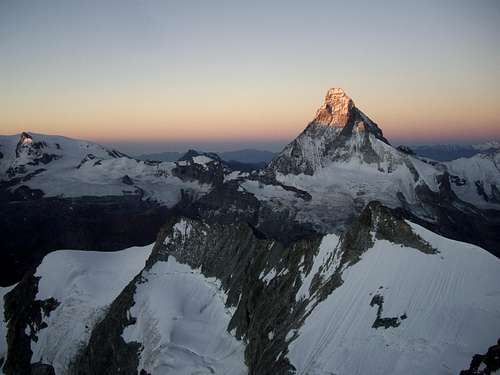 Sunrise on Matterhorn