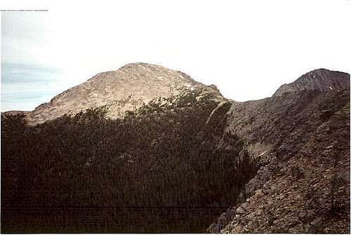 Warren Peak from Edith Lake