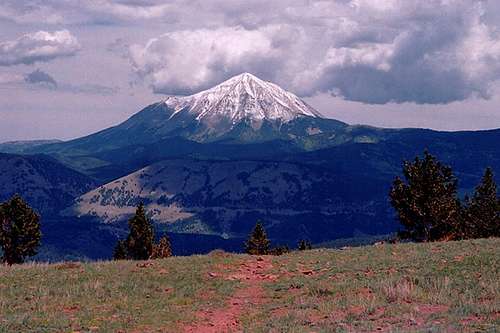 West Peak, red trail