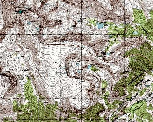 Topographic Map showing the...