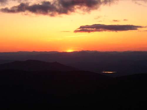 Sunset on Mount Monroe's...