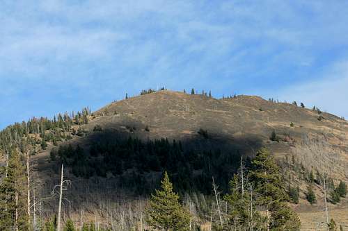Bunsen Peak from Glen Creek Trailhead