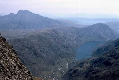 Blaven and Loch Coruisk from Sgurr a'Mhadaidh