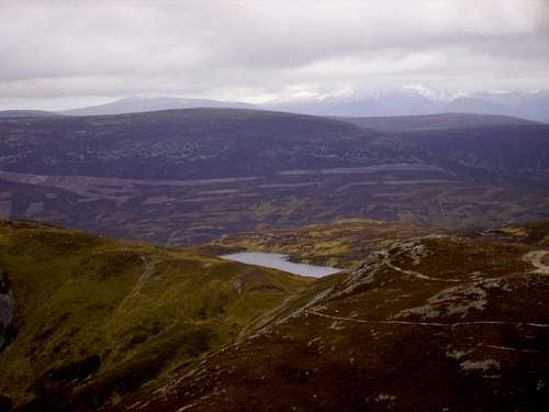 Cairngorms from The Cairnwell