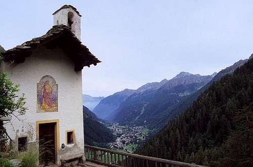 The Chapel in the Alpenzu' Grande village