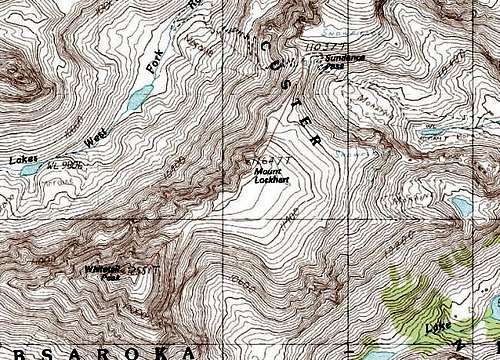 Topographic Map of Whitetail...