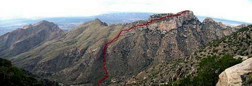 Table Mountain Hiker's Route