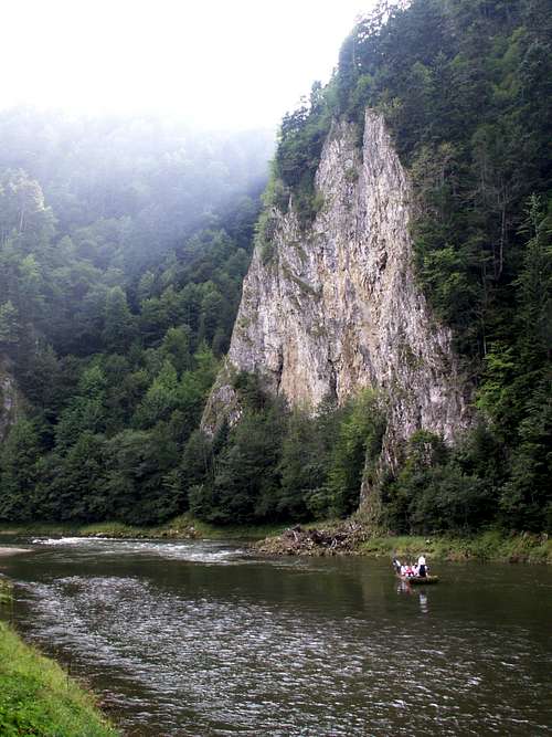Rafting in the Pieniny Mountains