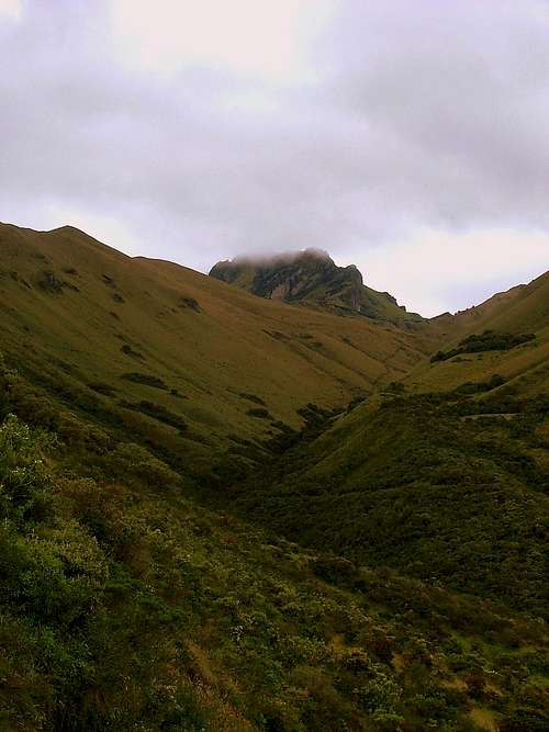 Mojanda from Cerro Negro