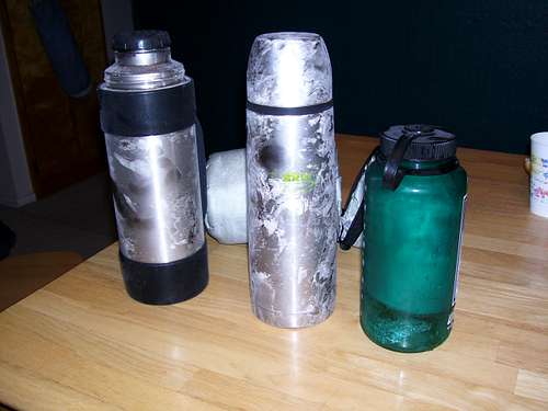 Cold Weather Test for Water Bottles