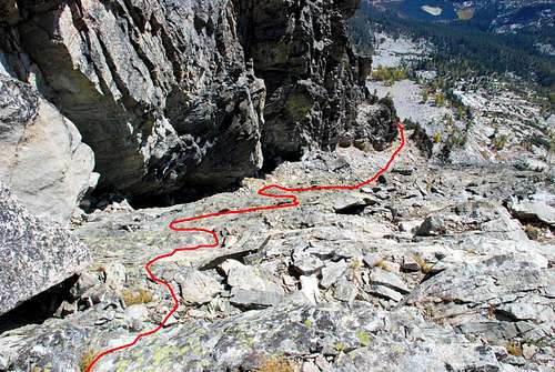 Route over Slabs