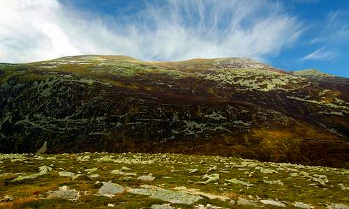The Lochnagar Massif from Broad Cairn