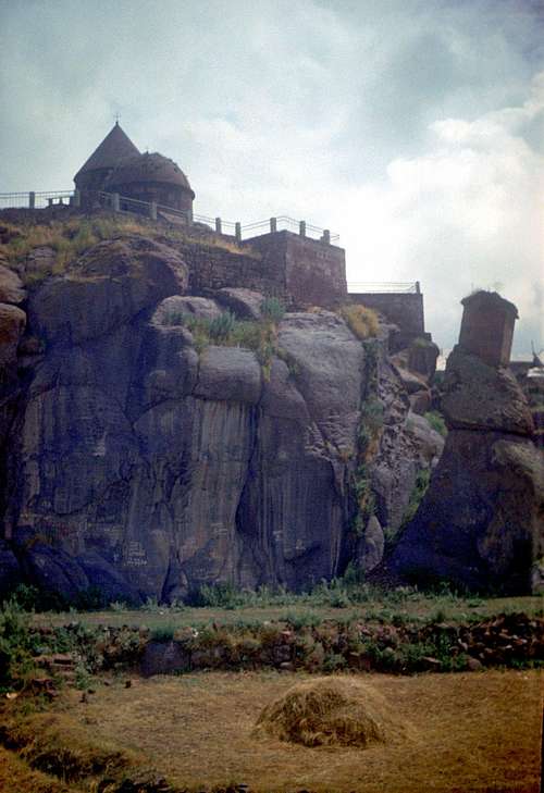 The Leaning Chapel of Harich Monastery