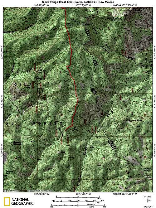 Black Range Crest Trail (South, section 2)