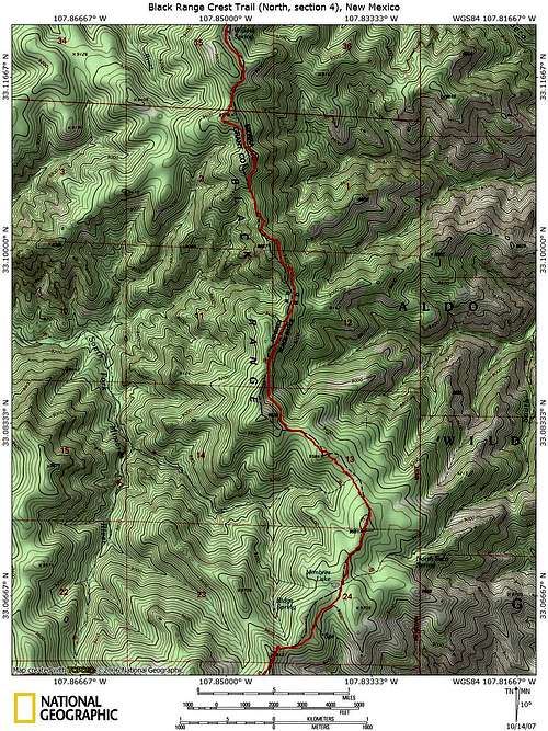 Black Range Crest Trail (North, section 4)