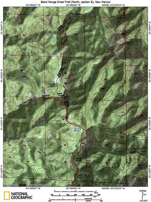 Black Range Crest Trail (North, section 5)