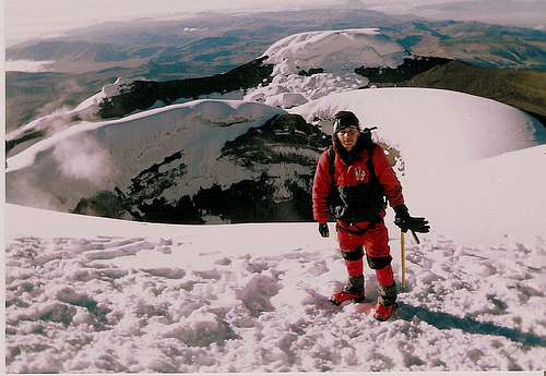 Cotopaxi's summit.