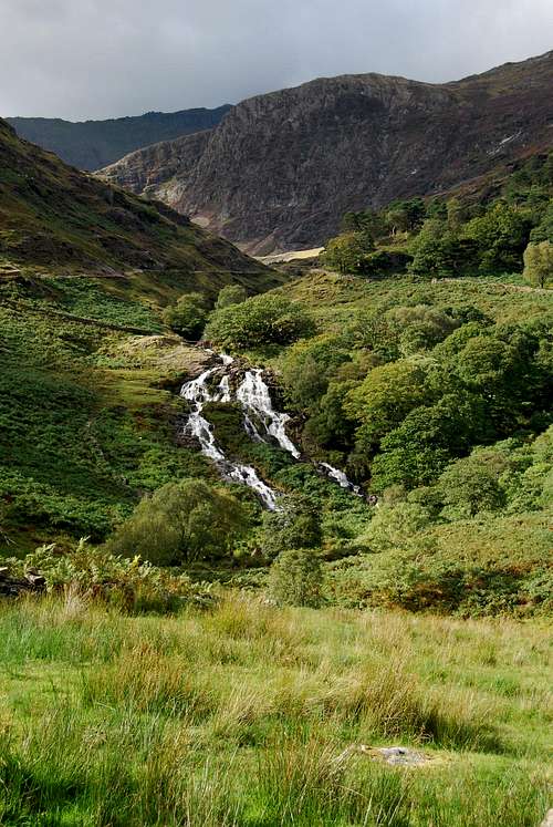 Waterfalls on Afon Cwm Llan