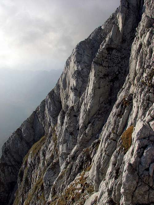 West wall of Vrh Zlebi / Monte Slebe