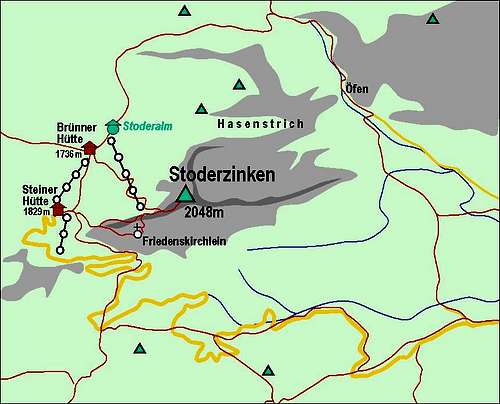 Stoderzinken map