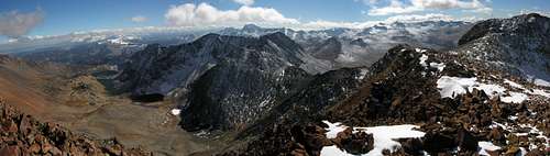 View of the Southern Sierra from Koip Peak