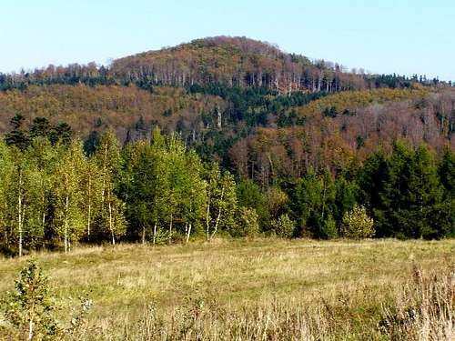Mount Zamczyska in autumn colors