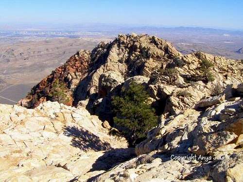 Rainbow Peak from Rainbow Wall