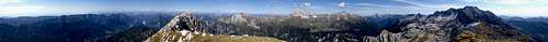 360° Summit Panorama Monte Sart