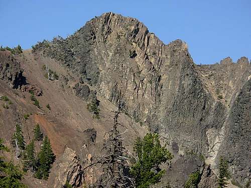 Close up of Cowhorn Mt. from the PCT