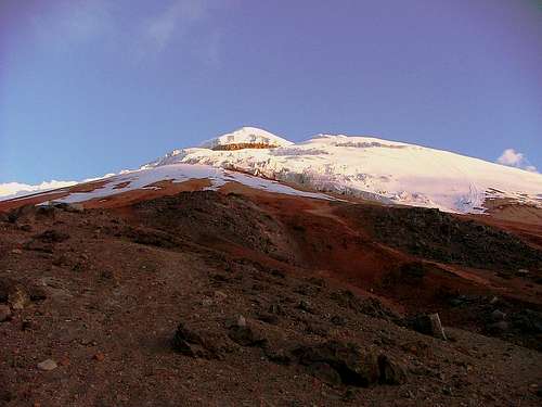 Cotopaxi (afternoon previous the summit).