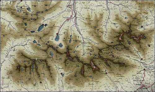 High Tatras overlay map