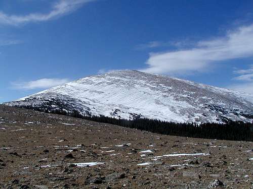 Meadow Mtn. from just below the saddle