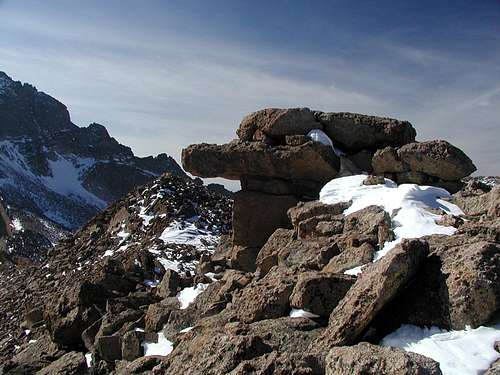 Mount Lady Washington summit rock