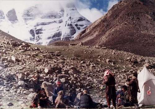 Trekking around mount Kailash...