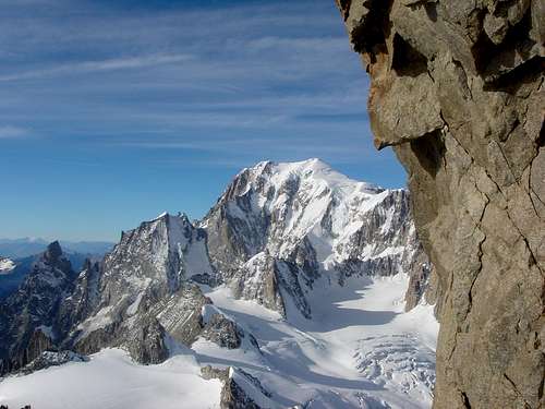 View towards Mont Blanc